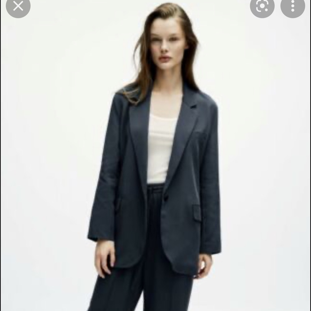 Zara oversized flowy blazer - Picture 2 of 4